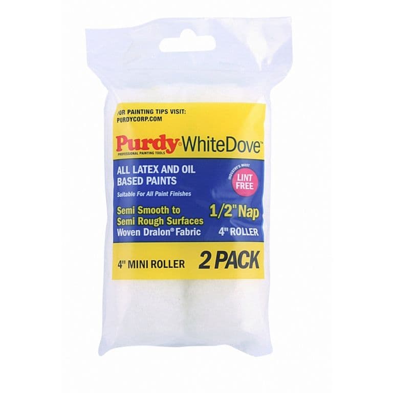 Purdy White Dove Sleeve - 4" x 0.5" / Pack 2