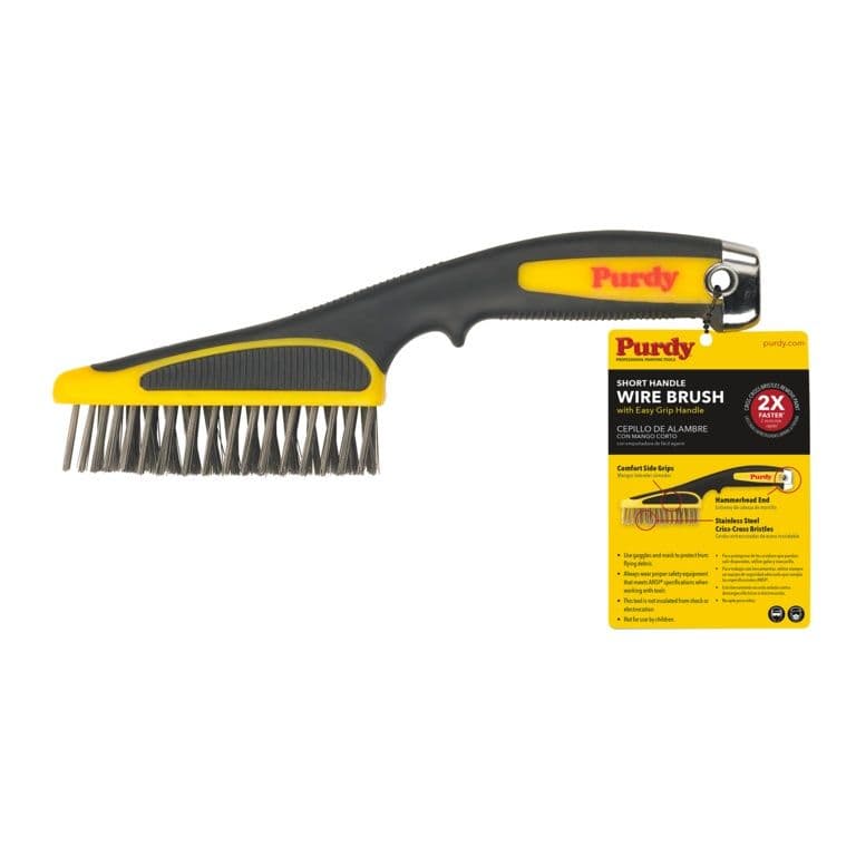Purdy Wire Brush Short Handle - 11"