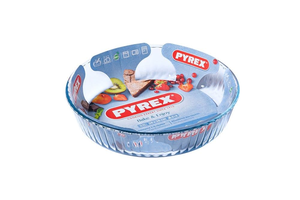 Pyrex Bake & Enjoy Fluted Flan Dish - 26cm