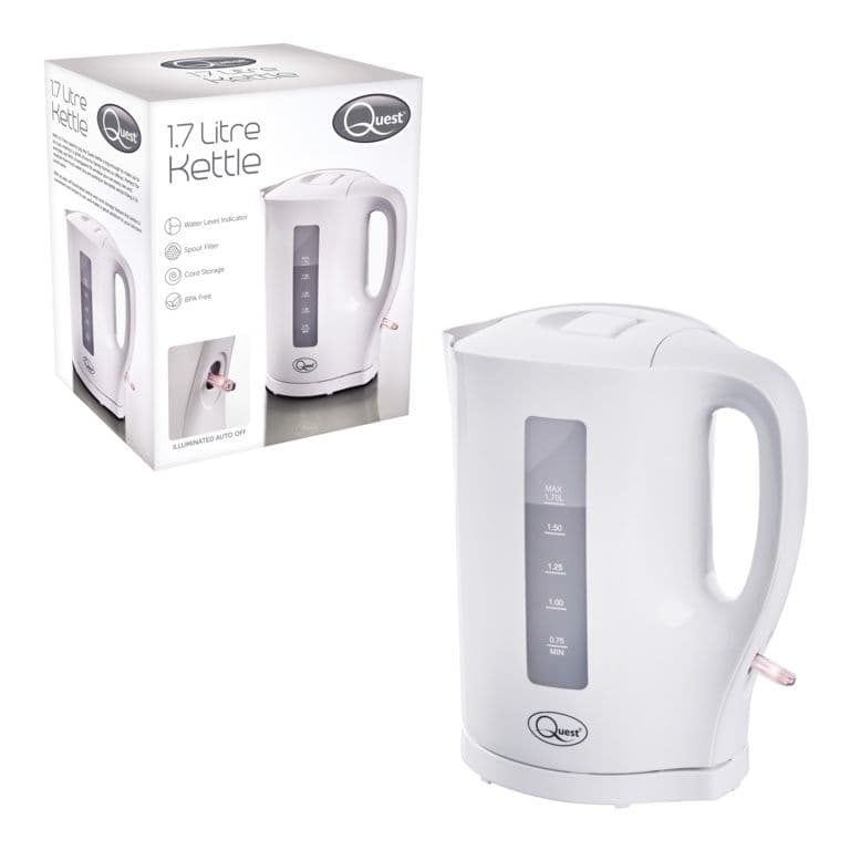Quest 1.7L Jug Kettle - White