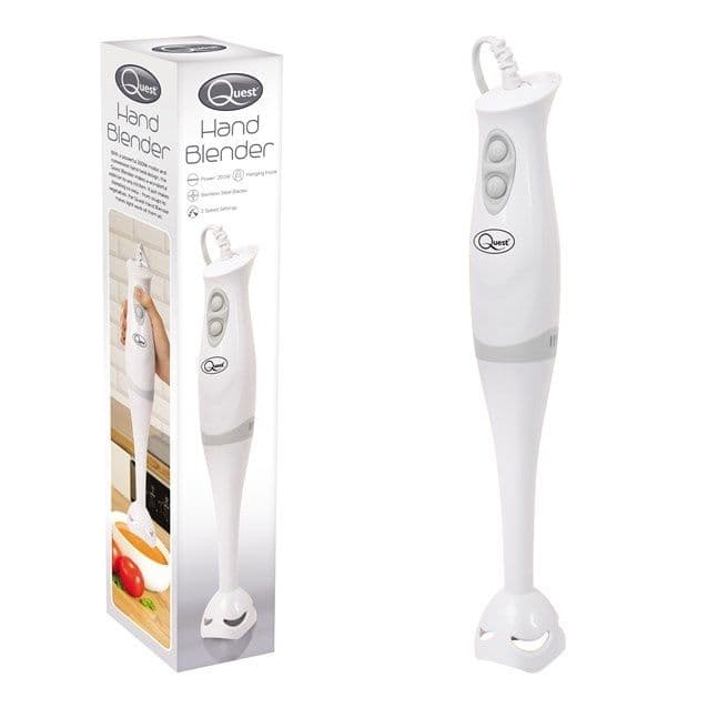 Quest White Stick Blender - 200w