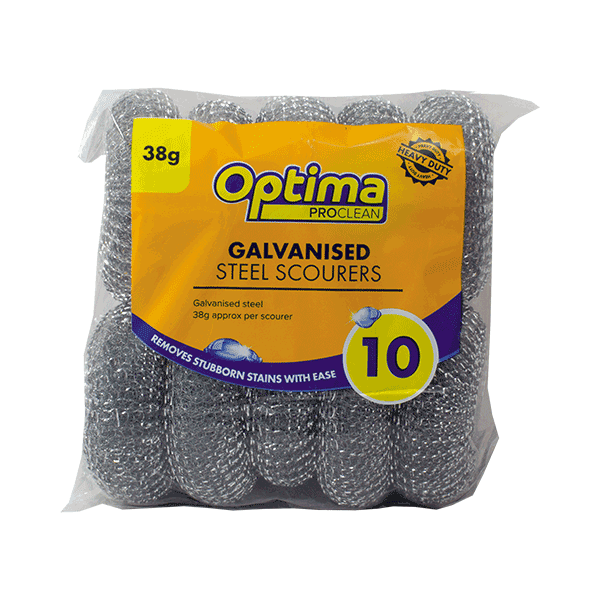 Ramon Galvanised Scourers - Pack 10 38gm