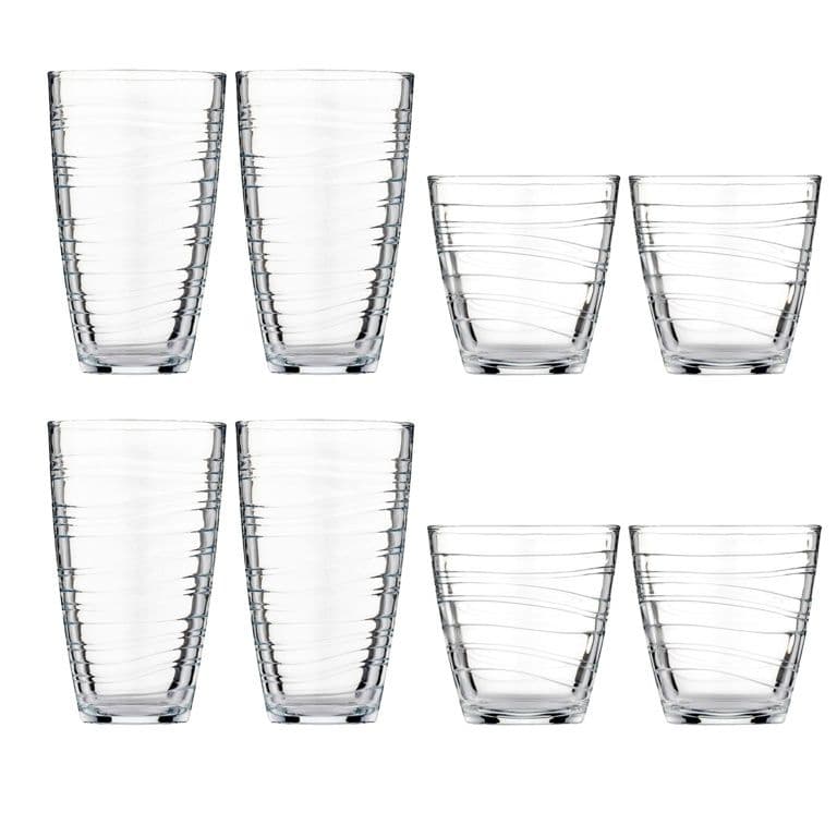 Ravenhead Essentials Swirl Tumbler Set - 8 Piece