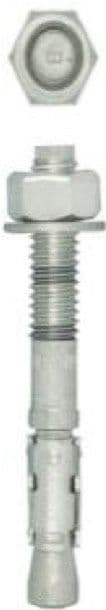 Rawlplug A4 Stainless Steel Throughbolt Option 7 - 8 x 60 mm Box 100