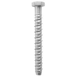 Rawlplug Concrete Screwbolt Hex Zinc Plated - 10 x 140mm Bag 10