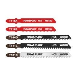 Rawlplug Jigsaw Blades For Wood And Metal - Mixed Pack 5