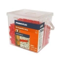 Rawlplug Nylon Expansion Plug - RED