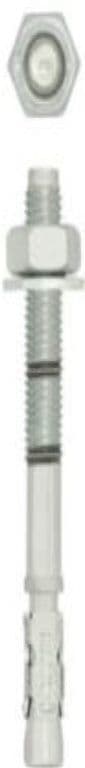 Rawlplug Zinc Plated Throughbolt Option 7 - 16X180