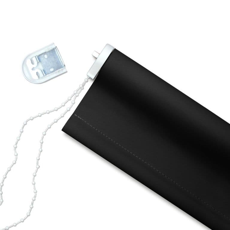RENAISSANCE Blackout Roller Blind Black - 60cm