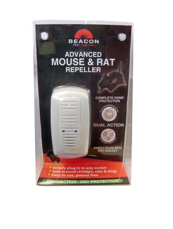 Rentokil Advanced Mouse & Rat Repeller - Dual Action - Single Unit