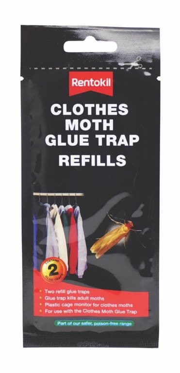 Rentokil Clothes Moth Glue Trap - Twin Pack Refill