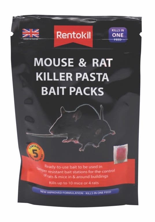 Rentokil Mouse & Rat Killer Pasta Bait - 5 Sachet