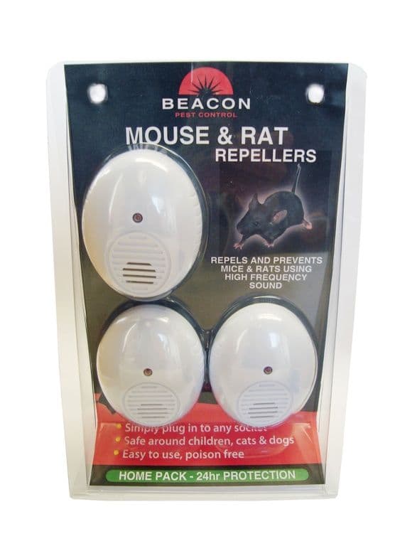 Rentokil Sonic Mouse & Rat Repeller - Triple Pack