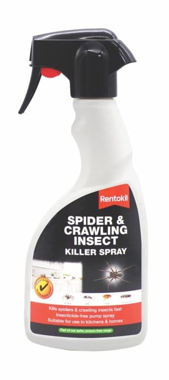 Rentokil Spider & Crawling Insect Killer Spray - 500ml