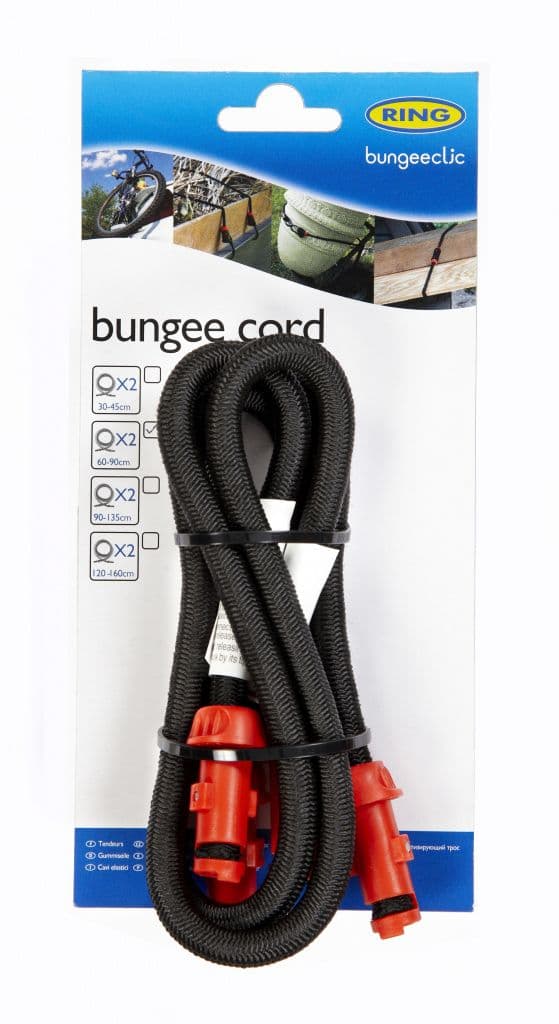 Ring Bungee Clic Cords Twin Pack - 60cm