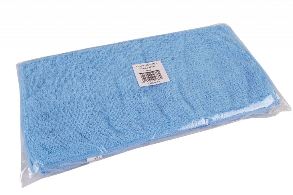 Robert Scott Contract Microfibre Cloth Pack 10 - Blue