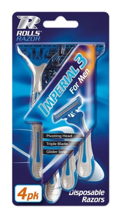 Rolls Razor Imperial For Men Razor - 4 Pack