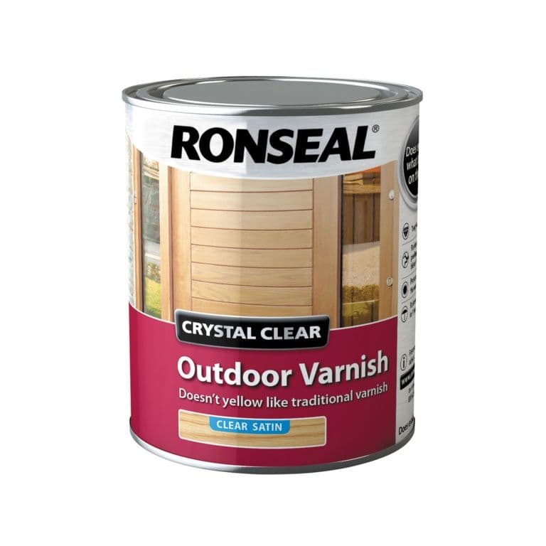 Ronseal Crystal Clear Outdoor Varnish 250ml - Matt