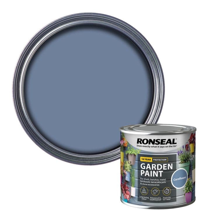Ronseal Garden Paint 250ml - Cornflower