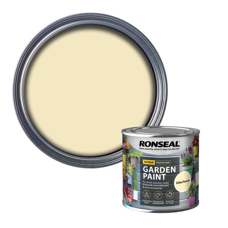 Ronseal Garden Paint 250ml - Elderflower