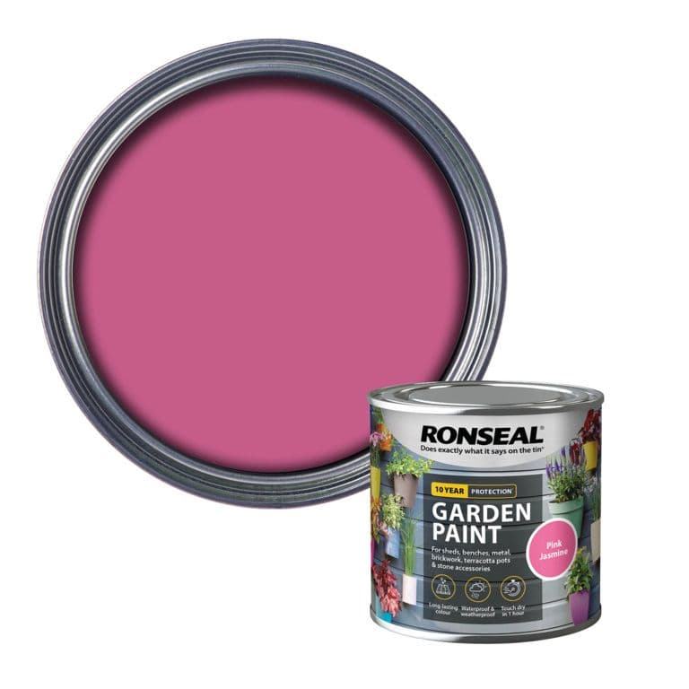 Ronseal Garden Paint 250ml - Pink Jasmine