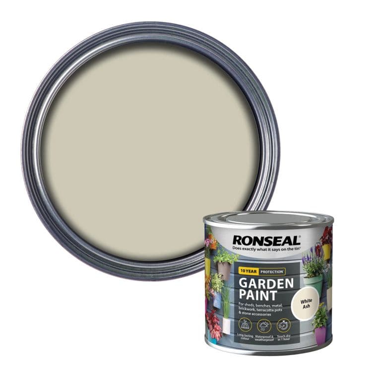 Ronseal Garden Paint 250ml - White Ash