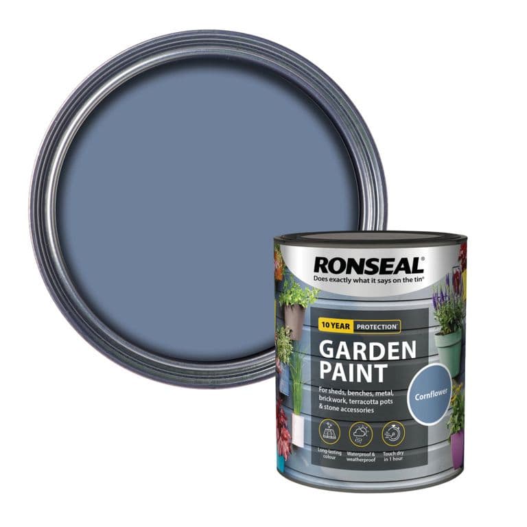 Ronseal Garden Paint 750ml - Cornflower