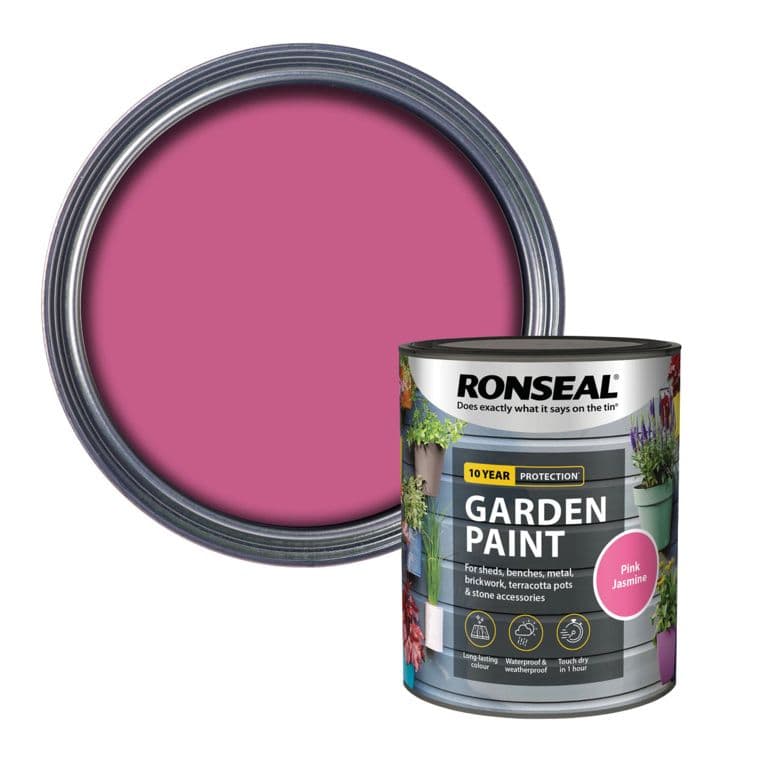 Ronseal Garden Paint 750ml - Pink Jasmine
