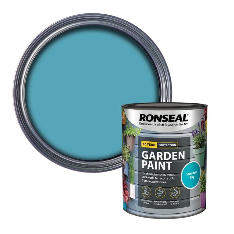 Ronseal Garden Paint 750ml - Summer Sky