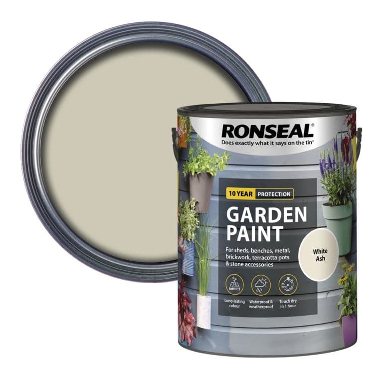 Ronseal Garden Paint 750ml - White Ash