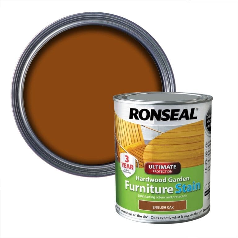 Ronseal Hardwood Furniture Stain 750ml - English Oak