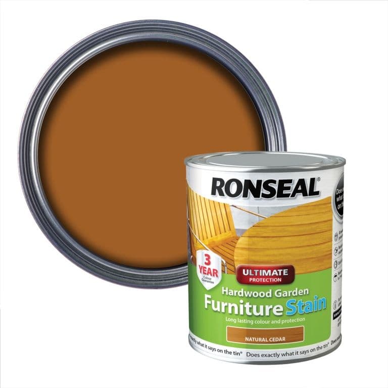 Ronseal Hardwood Furniture Stain 750ml - Natural Cedar