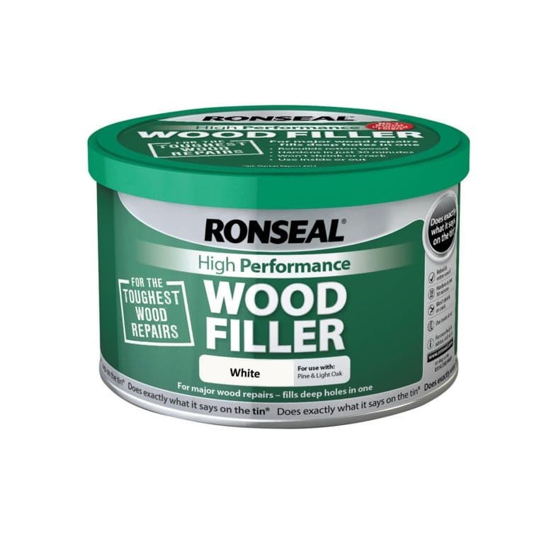 Ronseal High Performance Wood Filler 275g - White