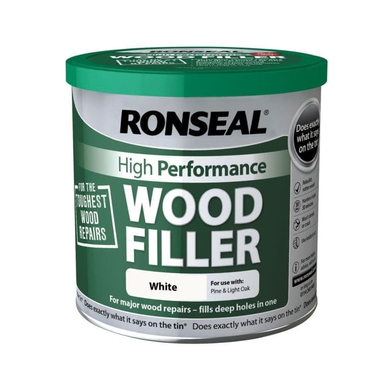 Ronseal High Performance Wood Filler 550g - White