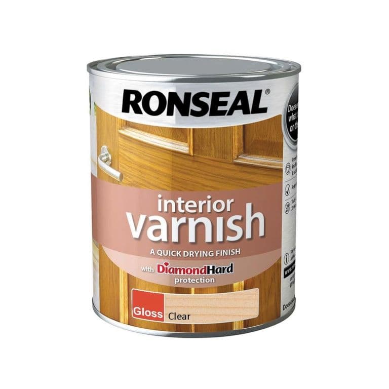 Ronseal Interior Varnish Gloss 750ml - Clear