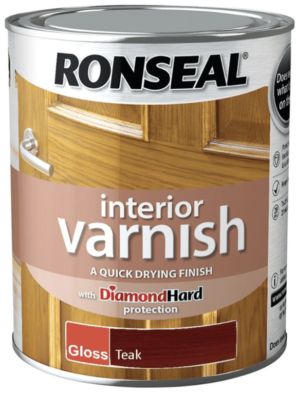 Ronseal Interior Varnish Gloss 750ml - Teak