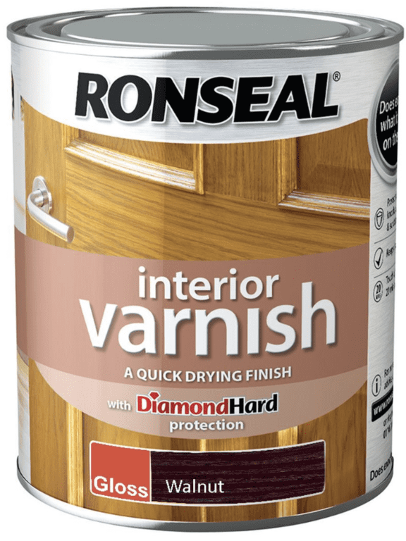 Ronseal Interior Varnish Gloss 750ml - Walnut