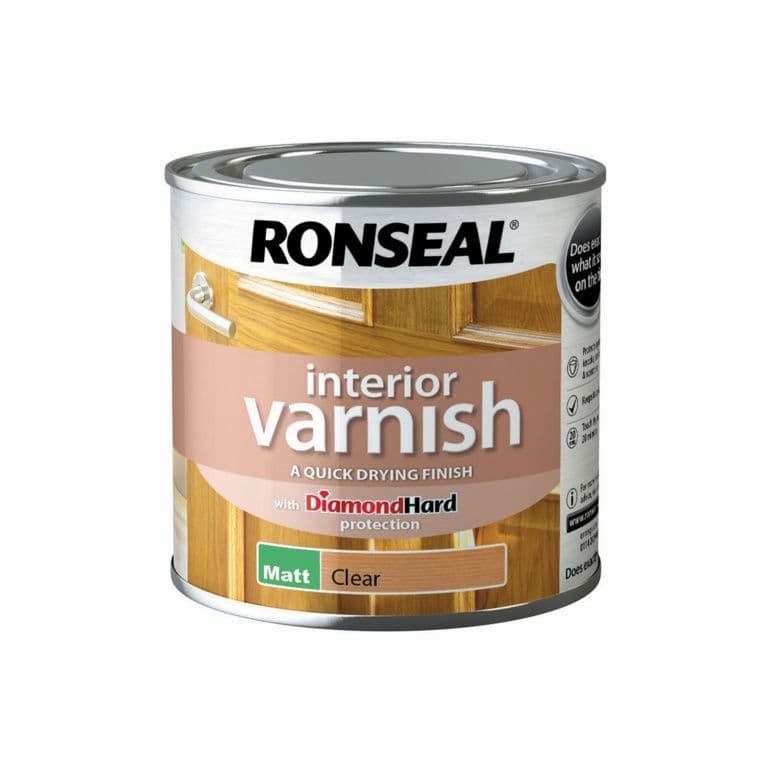 Ronseal Interior Varnish Matt 250ml - Clear