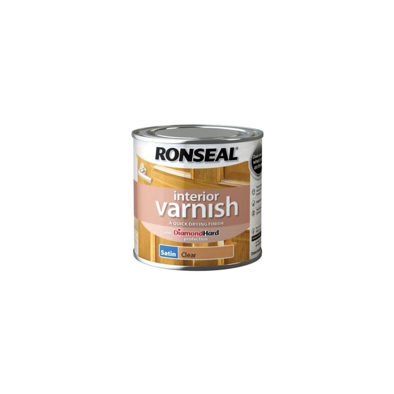 Ronseal Interior Varnish Satin 250ml - Clear