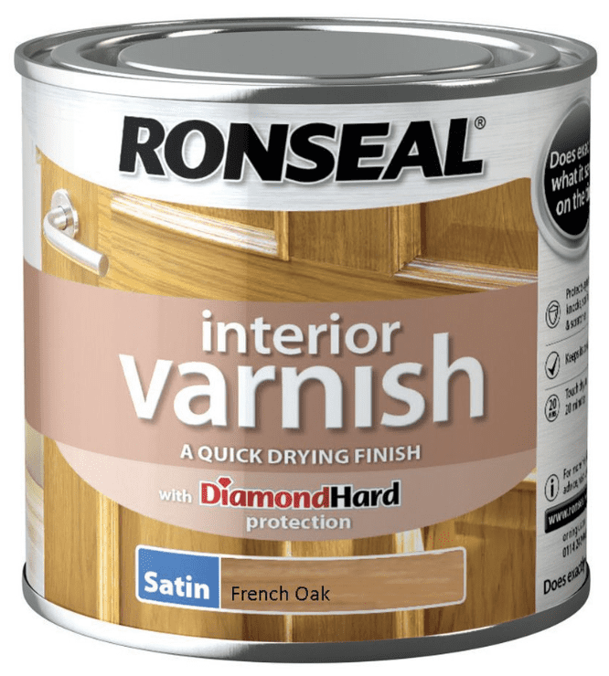 Ronseal Interior Varnish Satin 250ml - French Oak
