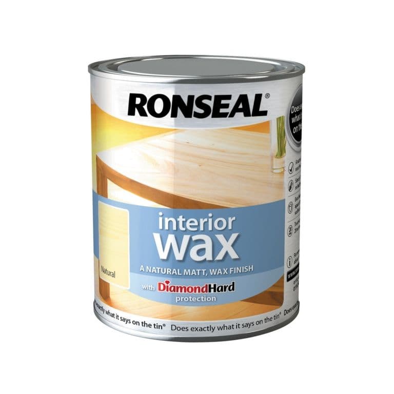 Ronseal Interior Wax Matt 750ml - Natural