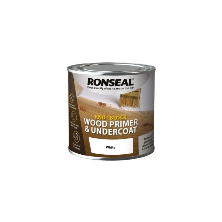 Ronseal Knot Block Primer & Undercoat 250ml - White