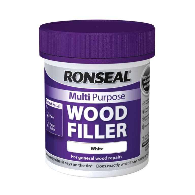 Ronseal Multi Purpose Wood Filler 250g - White