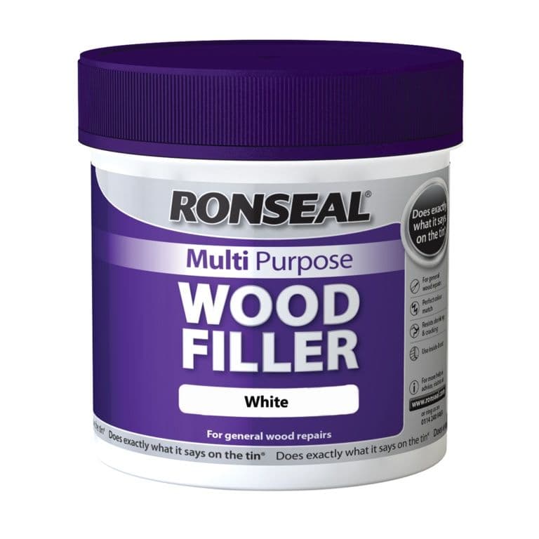 Ronseal Multi Purpose Wood Filler 465g - White