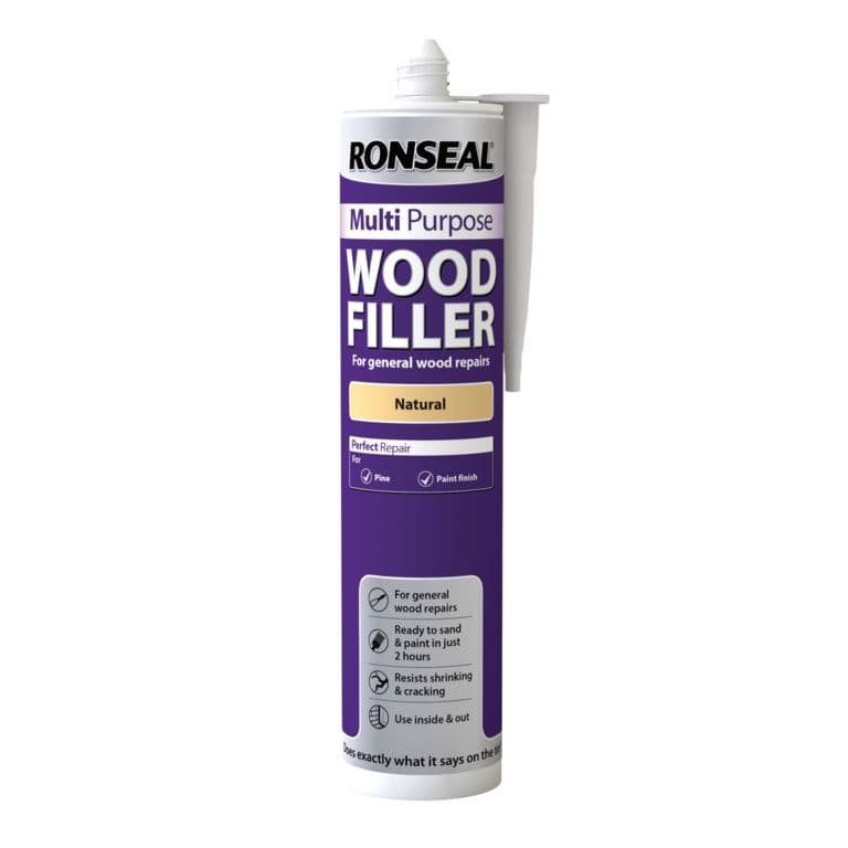 Ronseal Multi Purpose Wood Filler Cartridge 310ml - Natural