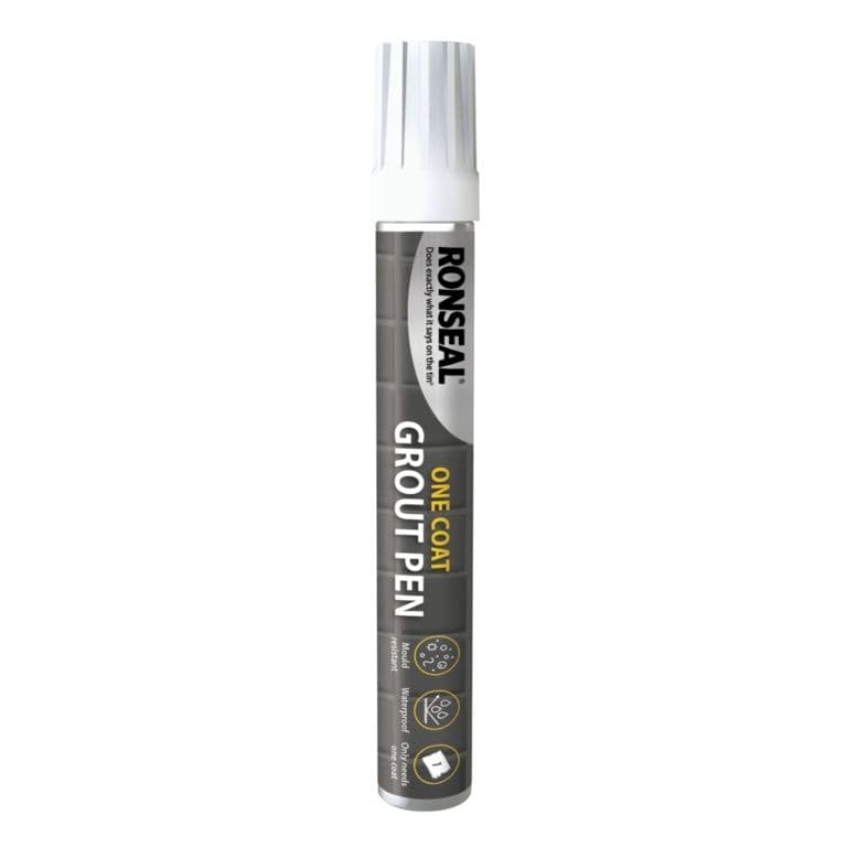Ronseal One Coat Grout Pen Brilliant White - 15ml