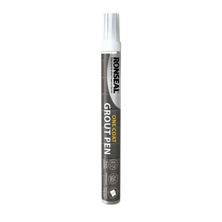 Ronseal One Coat Grout Pen Brilliant White - 7ml