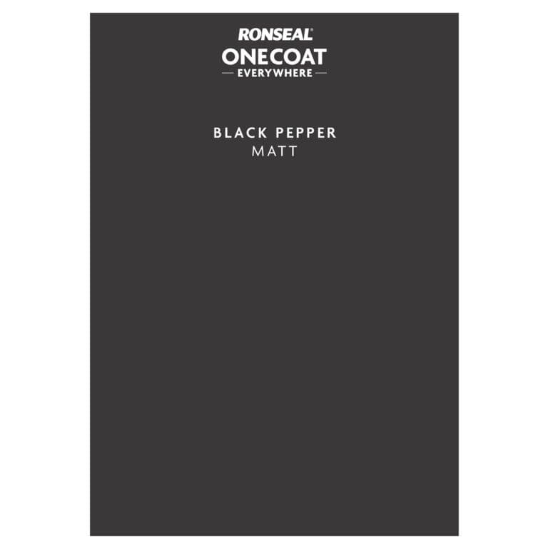 Ronseal Peel & Stick One Coat Everywhere - Black Pepper Matt
