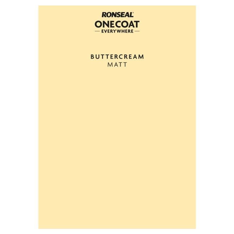 Ronseal Peel & Stick One Coat Everywhere - Buttercream Matt