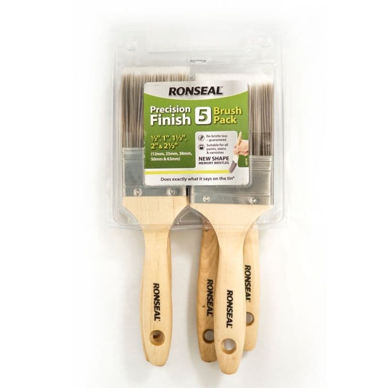 Ronseal Precision Finish Brush - Pack 5